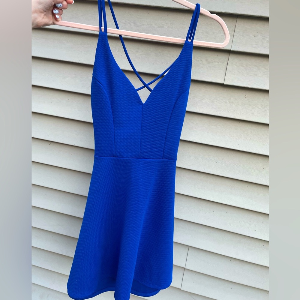 Blue dress